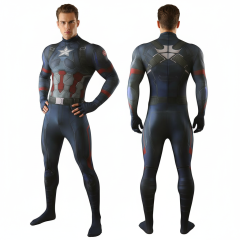 Avengers 5 Doomsday Captain America Cosplay Costume Jumpsuit Adult Kids Takerlama
