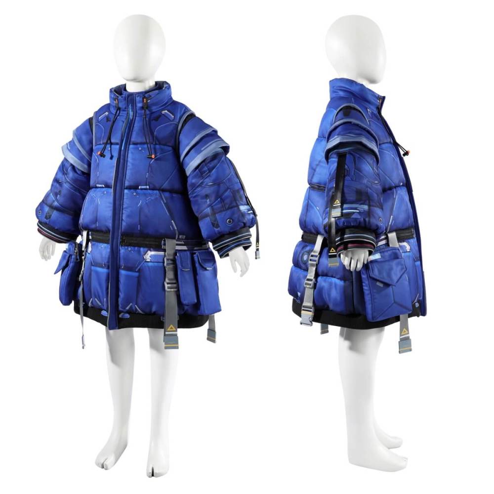 Kids Diana Cosplay Costume Game Padded Coat Takerlama