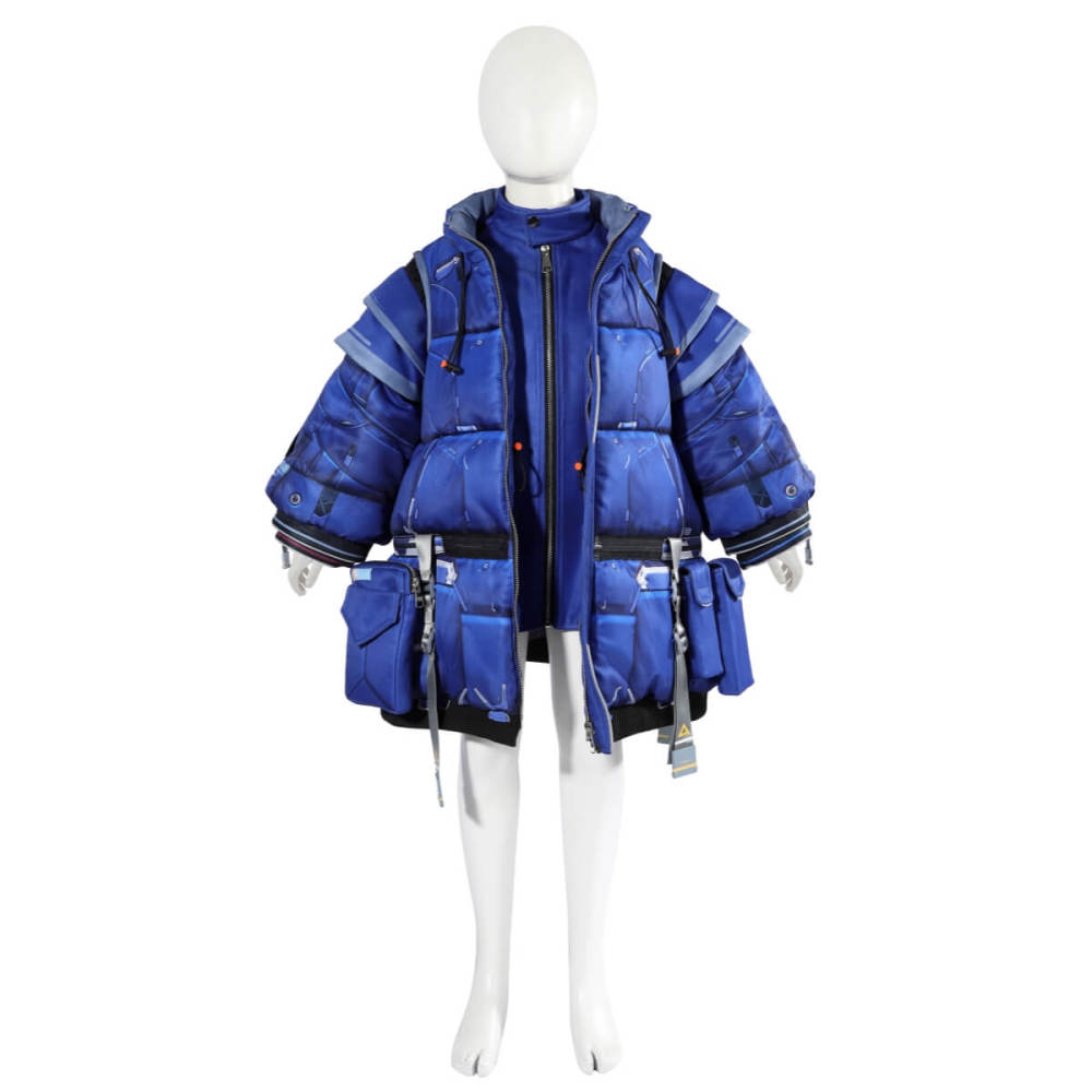 Kids Diana Cosplay Costume Game Padded Coat Takerlama