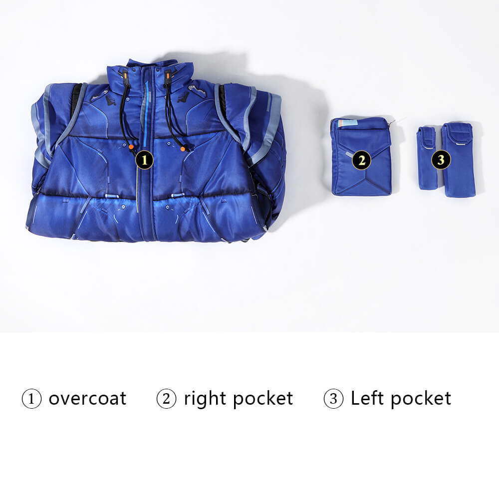 Kids Diana Cosplay Costume Game Padded Coat Takerlama