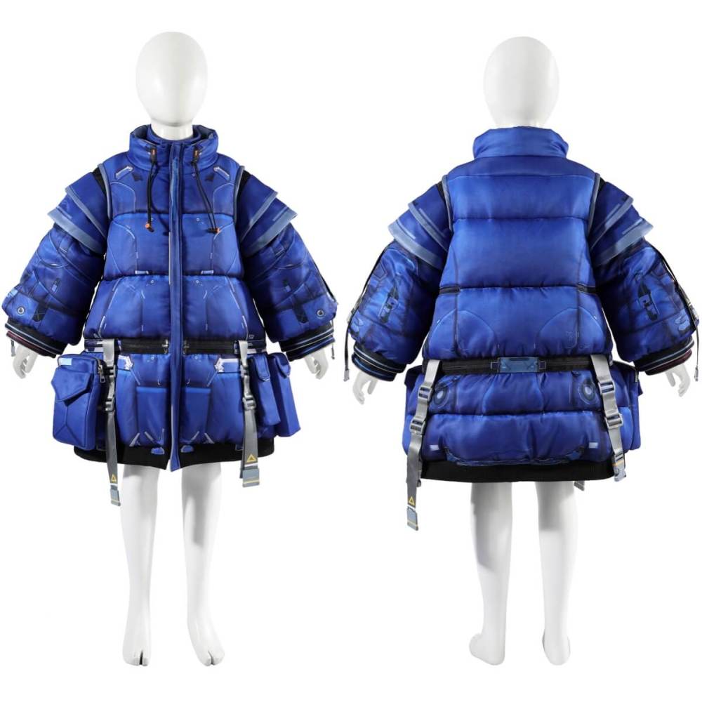 Kids Diana Cosplay Costume Game Padded Coat Takerlama