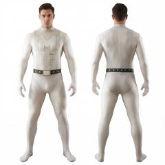 Megamind Metro Man Cosplay Costume Superhero Jumpsuit Cape Adult Kids Takerlama