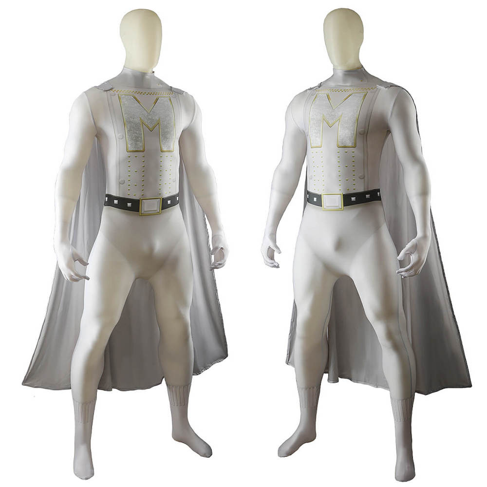 Megamind Metro Man Cosplay Costume Superhero Jumpsuit Cape Adult Kids Takerlama