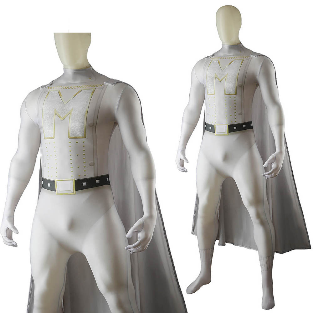 Megamind Metro Man Cosplay Costume Superhero Jumpsuit Cape Adult Kids Takerlama