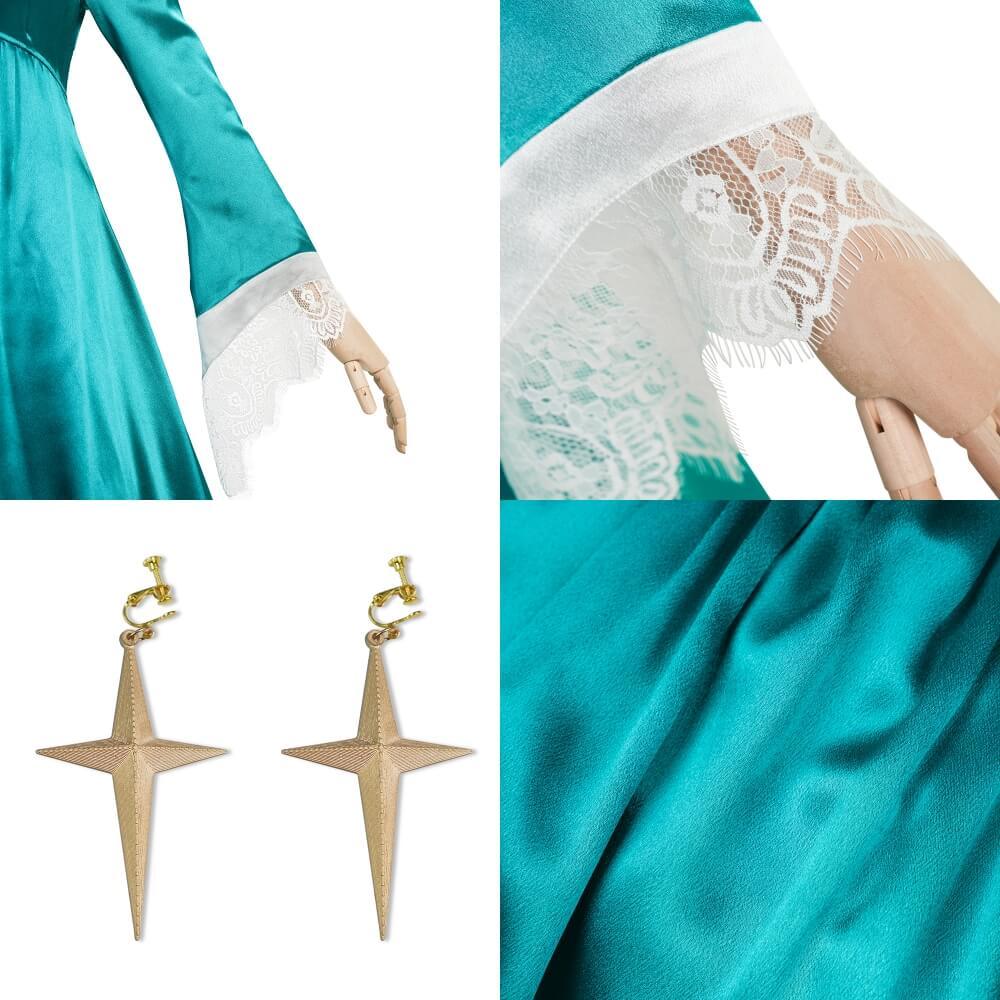 Rosalina Princess Dress Cosplay Costume The Super Mario Galaxy Movie Fancy Dress Takerlama
