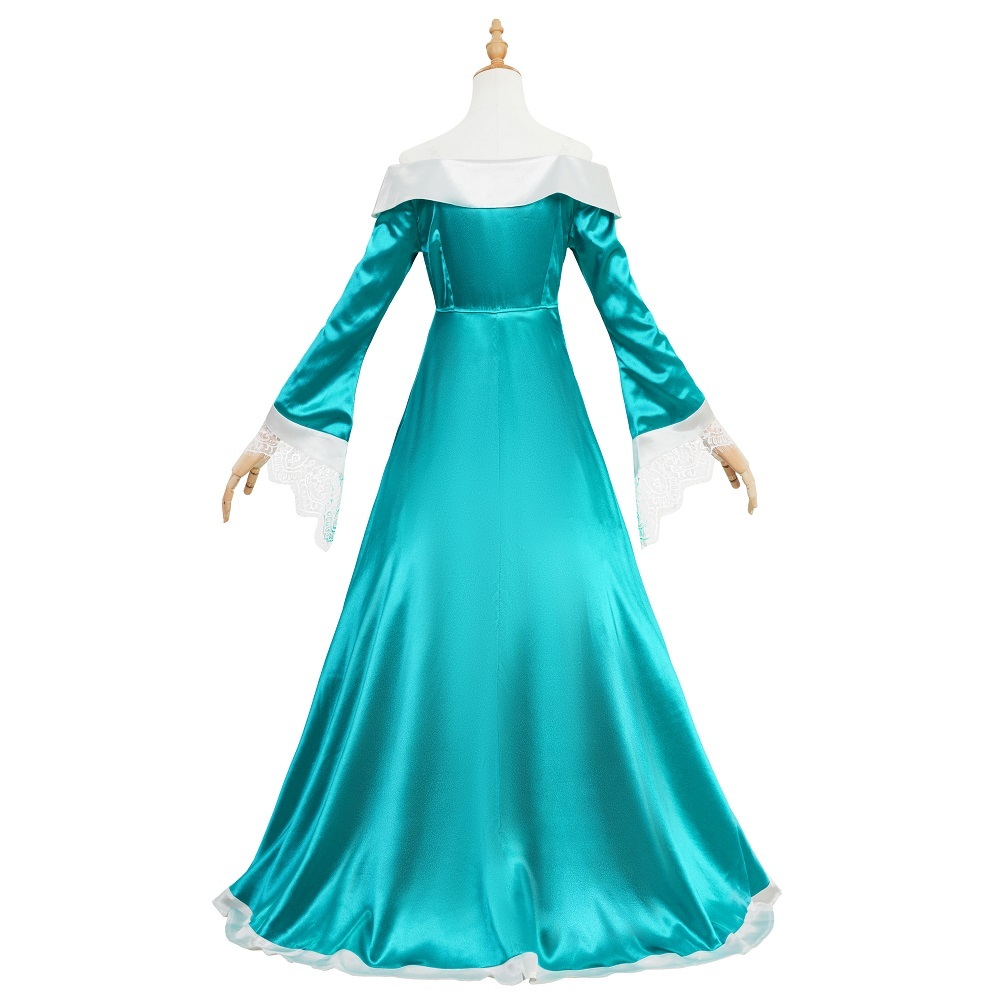 Rosalina Princess Dress Cosplay Costume The Super Mario Galaxy Movie Fancy Dress Takerlama
