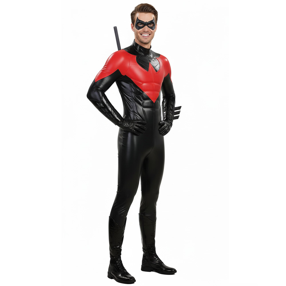 Superhero Dick Grayson New 52 Halloween Cosplay Costume Takerlama