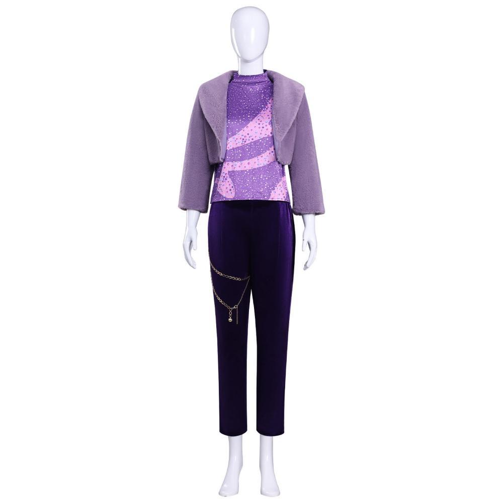 Zootopia 2 Gazelle Cosplay Costume Kids Women's Purple Outfits Takerlama