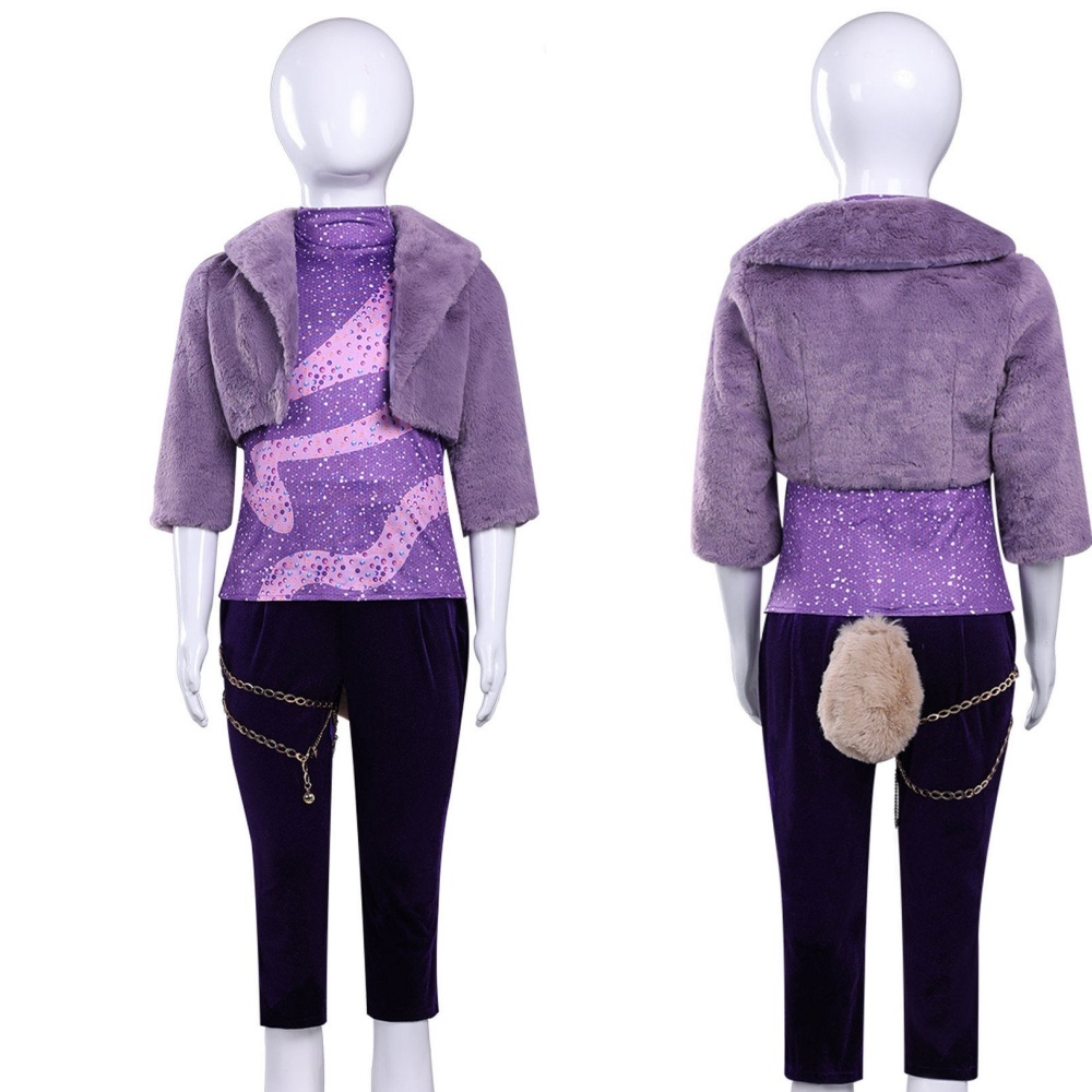Zootopia 2 Gazelle Cosplay Costume Kids Women's Purple Outfits Takerlama