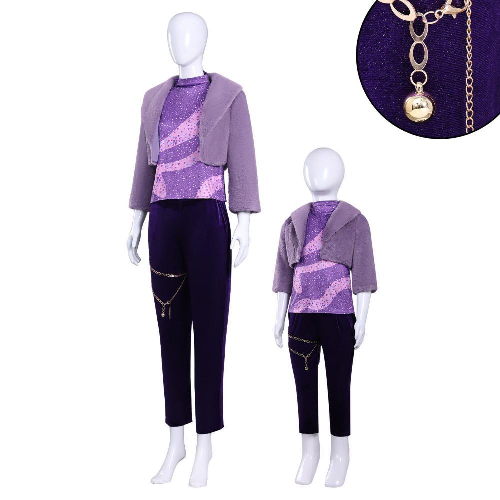 Zootopia 2 Gazelle Cosplay Costume Kids Women's Purple Outfits Takerlama