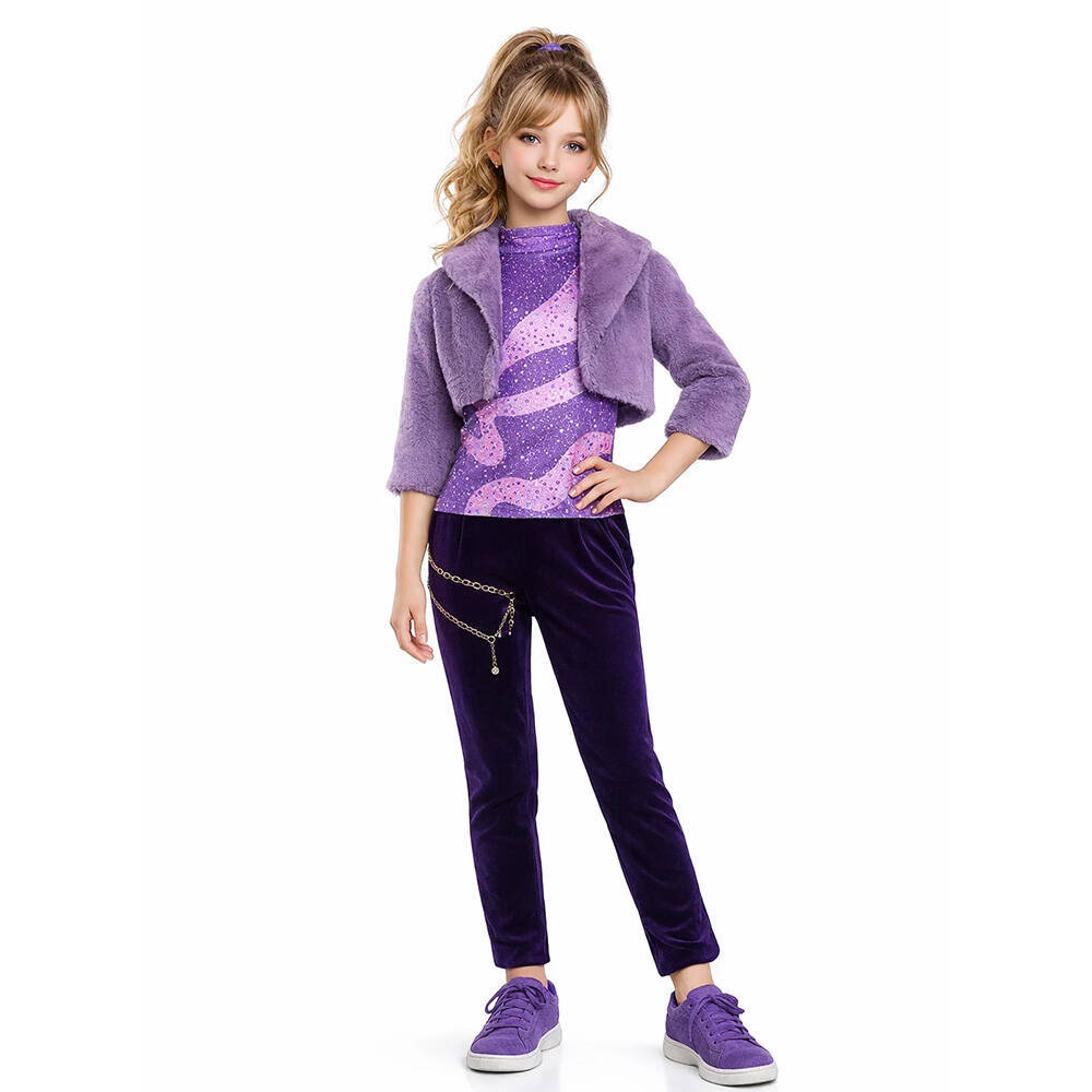 Zootopia 2 Gazelle Cosplay Costume Kids Women's Purple Outfits Takerlama