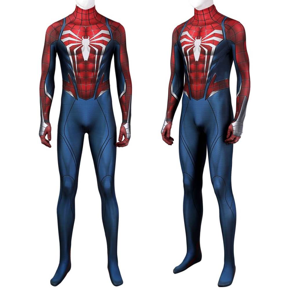 Spider-Man Peter Parker Advanced Suit 2.0 PS5 Cosplay Costume Takerlama