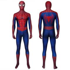 Spider-Man 2 Tobey Maguire Cosplay Costume Movie Superhero Jumpsuit Mask Takerlama