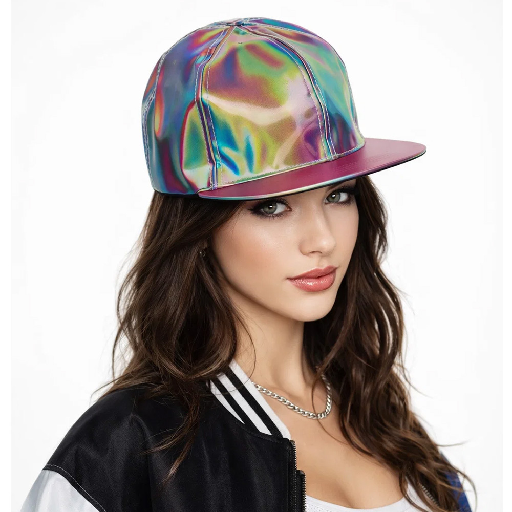 Fashion Marty McFly Licensed for Rainbow Color Changing Baseball Hat Snapback Cap Back to the Future Bigbang G-Dragon Props