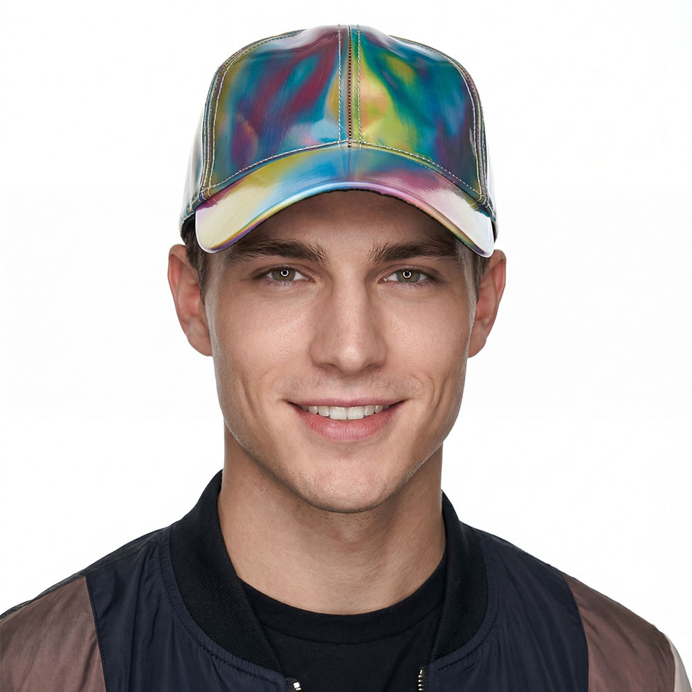 Fashion Marty McFly Licensed for Rainbow Color Changing Baseball Hat Snapback Cap Back to the Future Bigbang G-Dragon Props