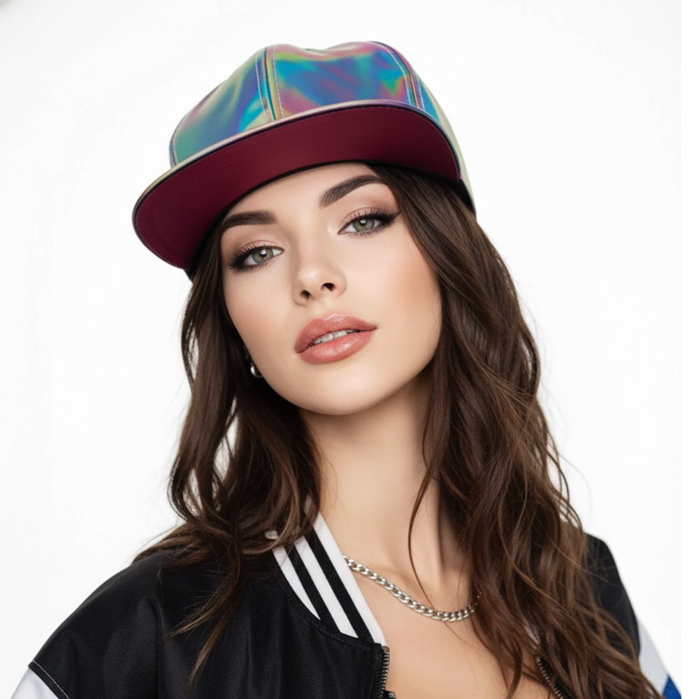 Fashion Marty McFly Licensed for Rainbow Color Changing Baseball Hat Snapback Cap Back to the Future Bigbang G-Dragon Props