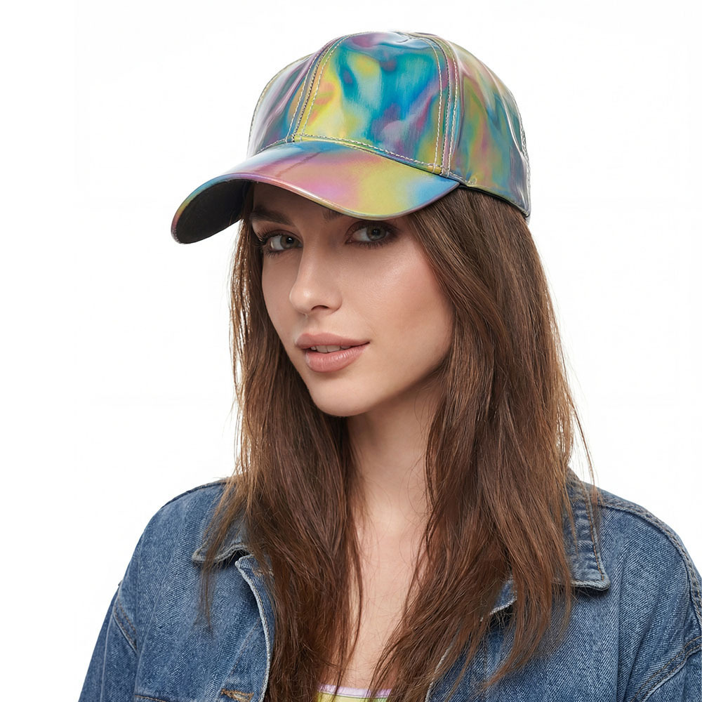 Fashion Marty McFly Licensed for Rainbow Color Changing Baseball Hat Snapback Cap Back to the Future Bigbang G-Dragon Props Takerlama