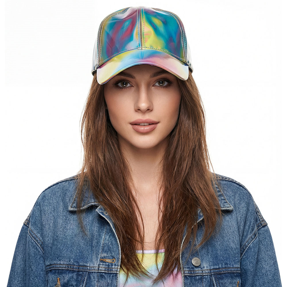 Fashion Marty McFly Licensed for Rainbow Color Changing Baseball Hat Snapback Cap Back to the Future Bigbang G-Dragon Props Takerlama