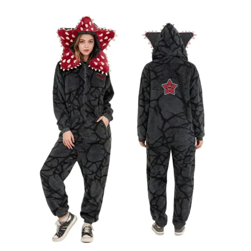 ST Demogorgon Pajamas Cosplay Costume Jumpsuit Stranger Season 5(2025) Kids Adults Takerlama