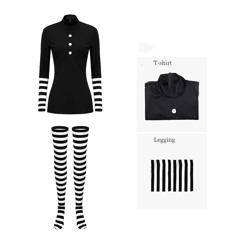 Movie FNAF Clown Puppet Cosplay Costume T-Shirt Leggings In Stock Takerlama