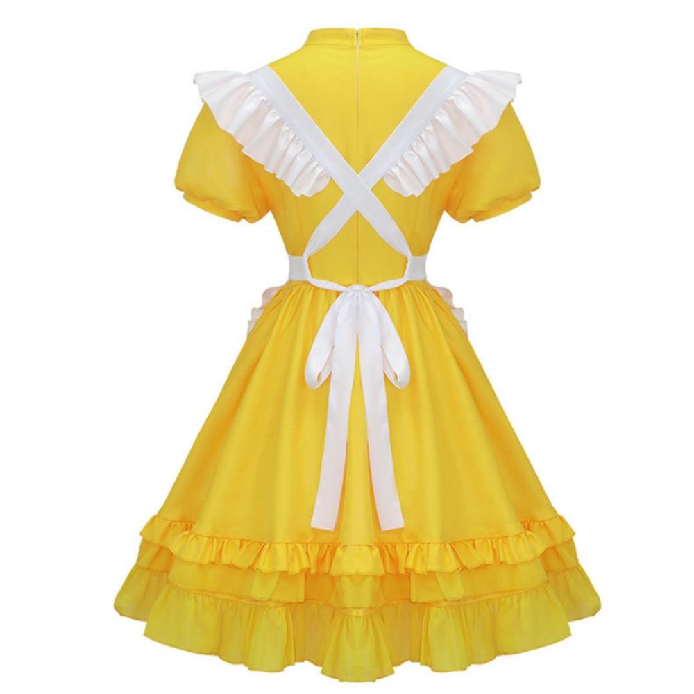 Movie Little Chick Kika Cosplay Costume Apron Dress In Stock Takerlama
