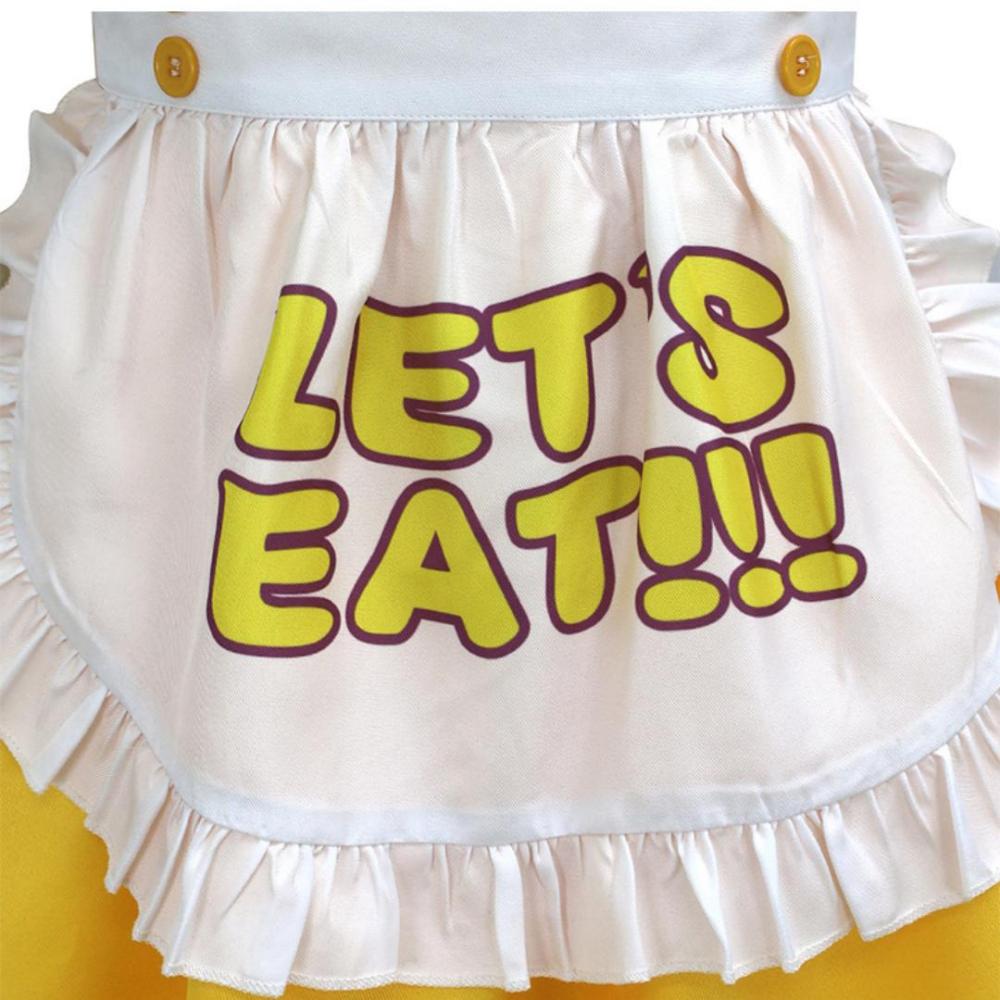 Movie Little Chick Kika Cosplay Costume Apron Dress In Stock Takerlama