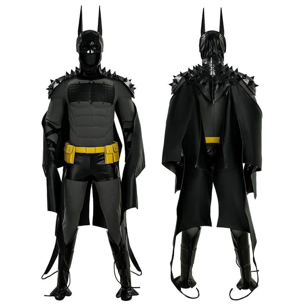 Absolute Bat Men's Bruce Wayne Cosplay Costume Top Level Takerlama