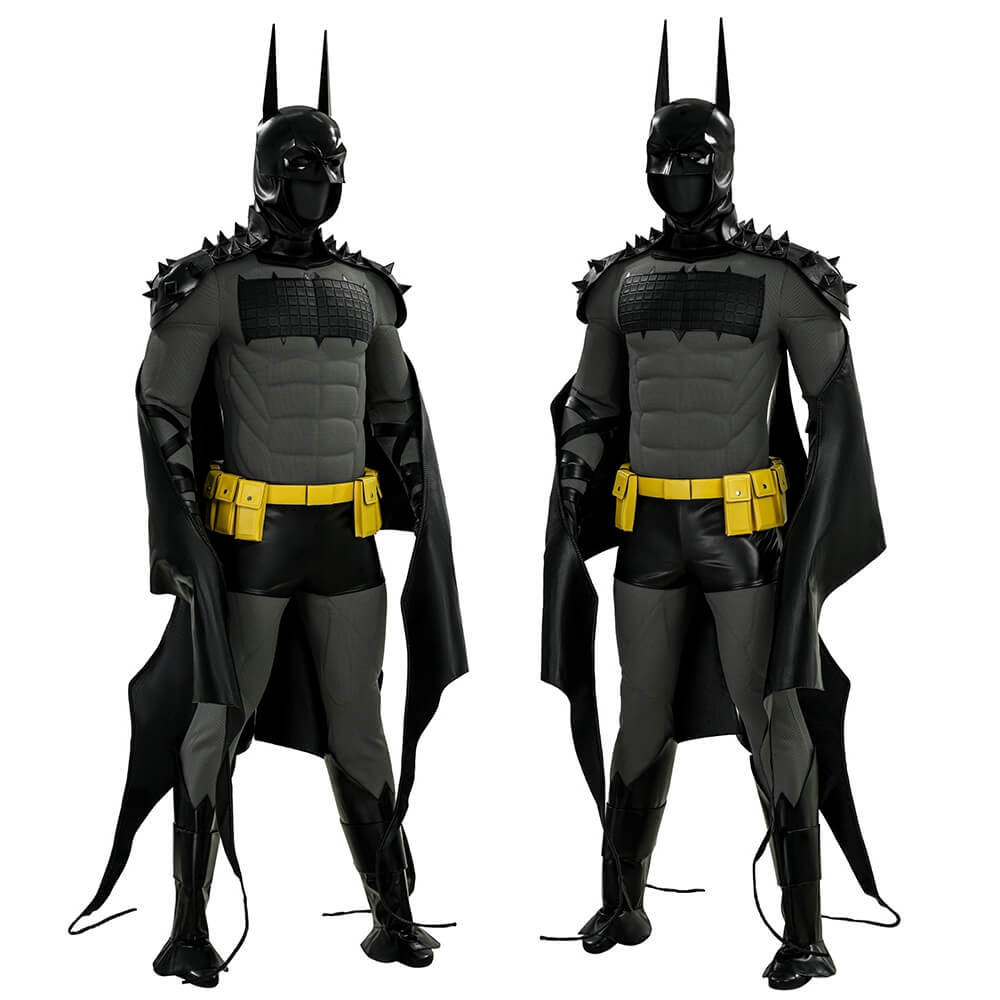 Absolute Bat Men's Bruce Wayne Cosplay Costume Top Level Takerlama