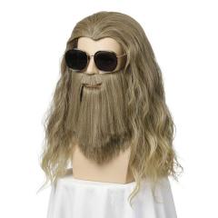 Avengers Endgame Fat Thor Wig Men Halloween Cosplay Props In Stock