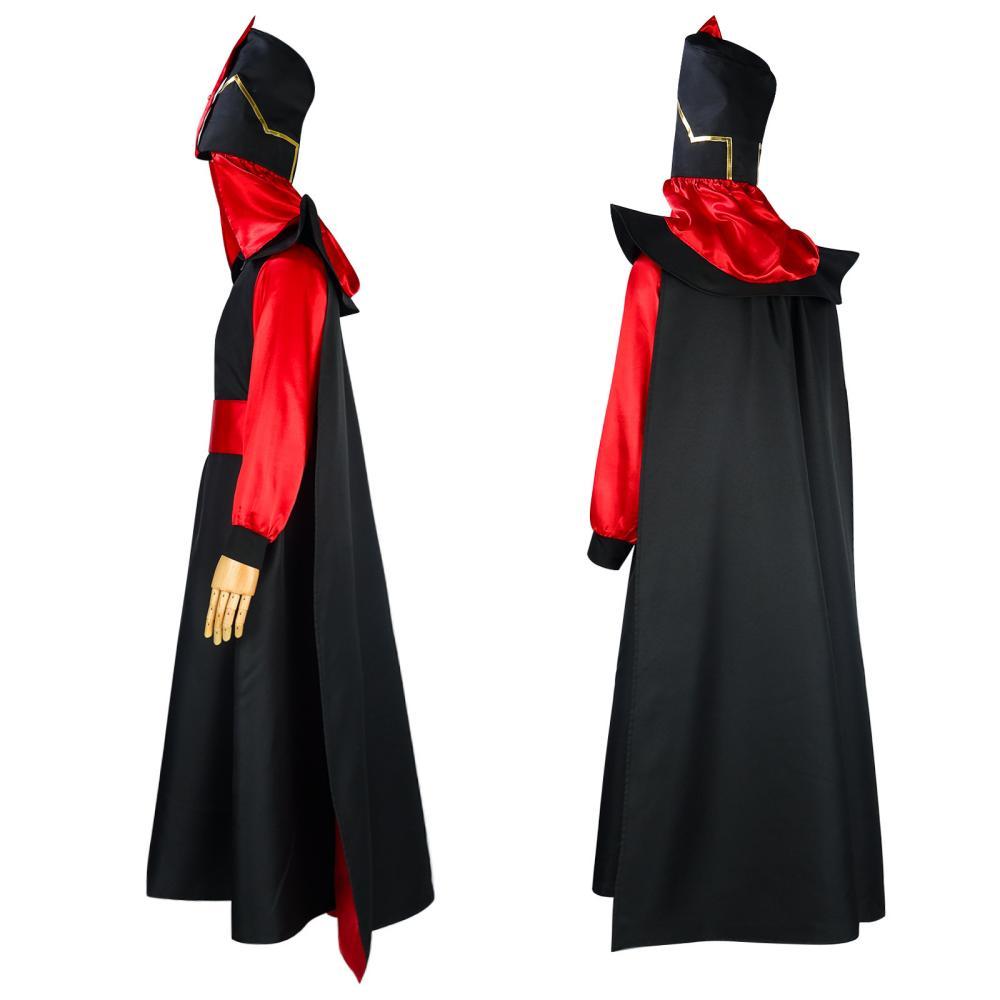 Aladdin Jafar Men's Costume Halloween Cosplay Outfit Takerlama