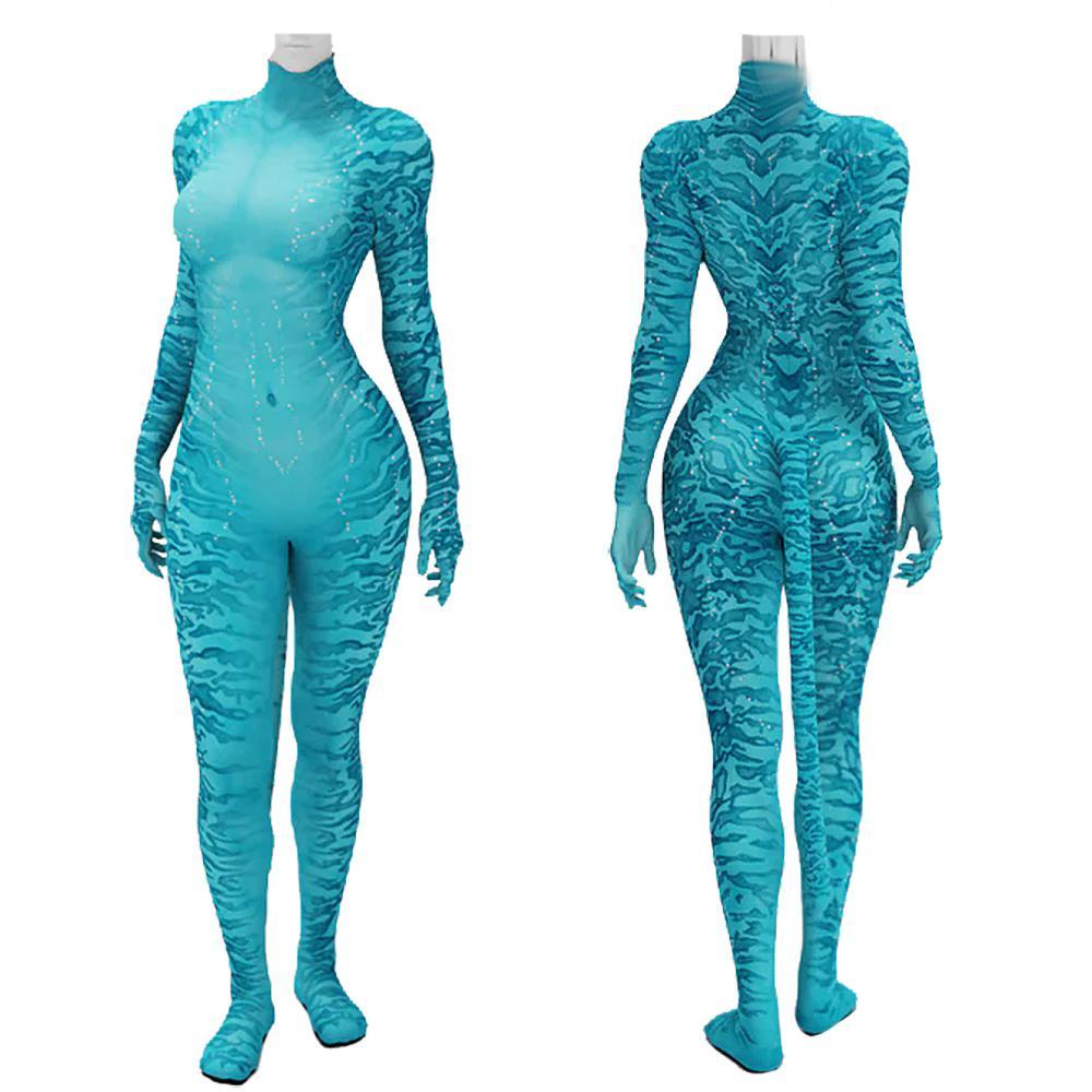 Avatar 2 The Way of Water Cosplay Costume 3D Print Jumpsuit Takerlama