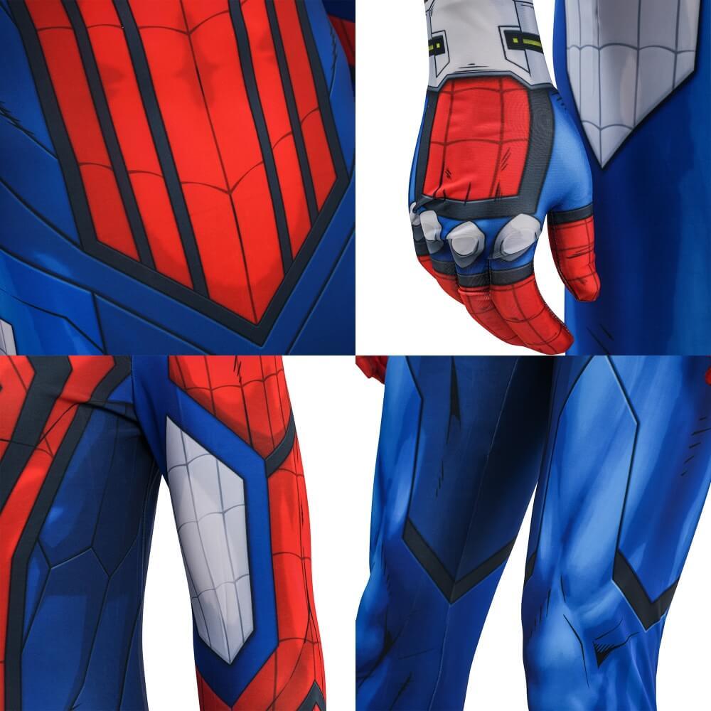 Tokon: Fighting Souls Spider-Man Cosplay Costume Superhero Halloween Jumpsuit Mask Takerlama