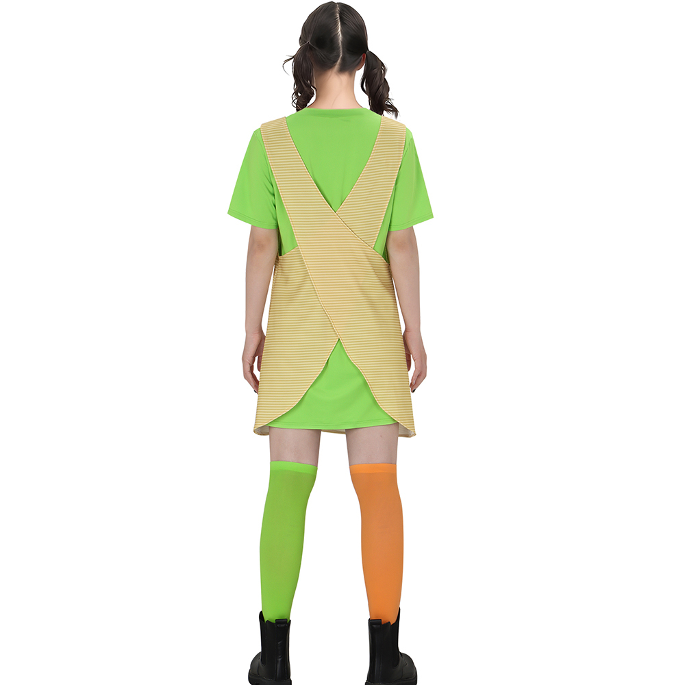 Women's Pippi Halloween Cosplay Costume Fancy Dress TV Book Day Character Outfit Takerlama
