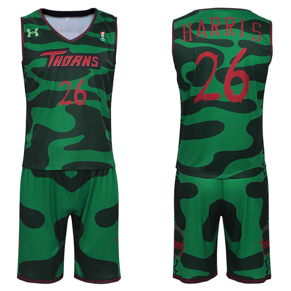 Goat Will Harris Vineland Thorns Basketball Jersey Movie Cosplay Costume Takerlama In Stock