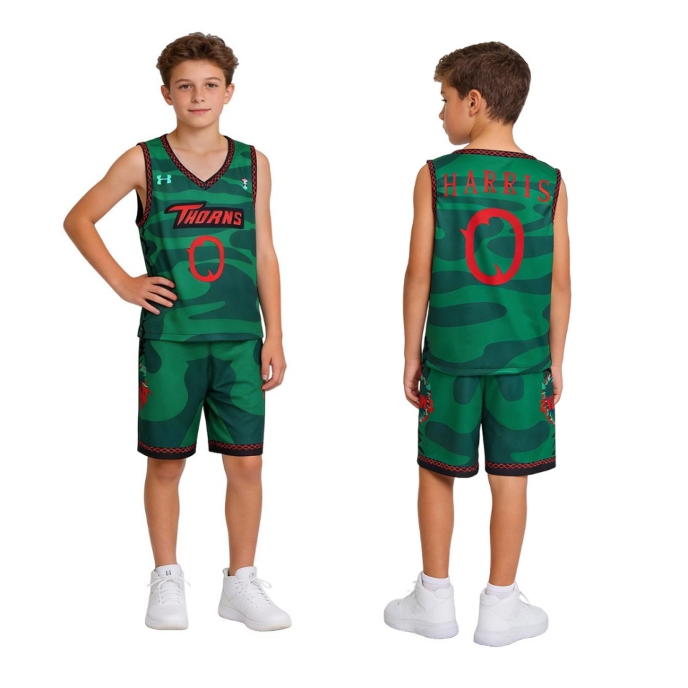 Goat Will Harris Vineland Thorns Basketball Jersey Movie Cosplay Costume Takerlama