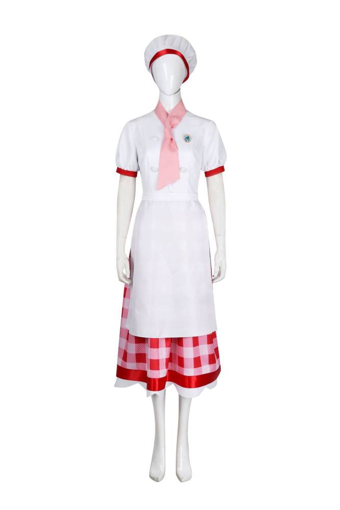 Princess Peach Showtime Patissier Peach Cosplay Costume Fancy Dress Takerlama