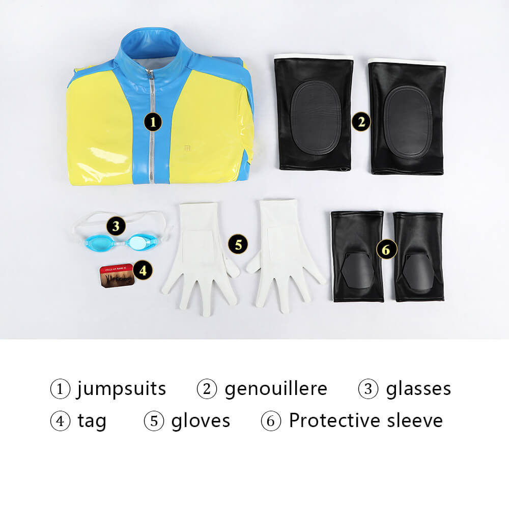 Waterboy Herman Superhero Halloween Cosplay Costume Comic-Con Outfits Takerlama