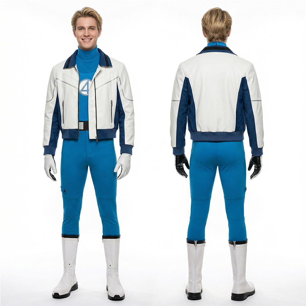 Avengers 5 Doomsday Mr. Fantastic Cosplay Costume Superhero Halloween Outfit Takerlama