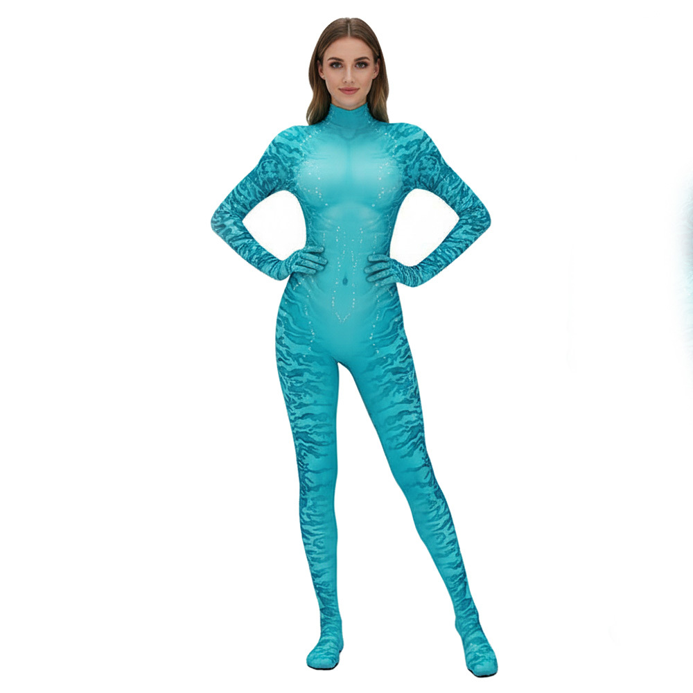 Avatar 2 The Way of Water Cosplay Costume 3D Print Jumpsuit Takerlama