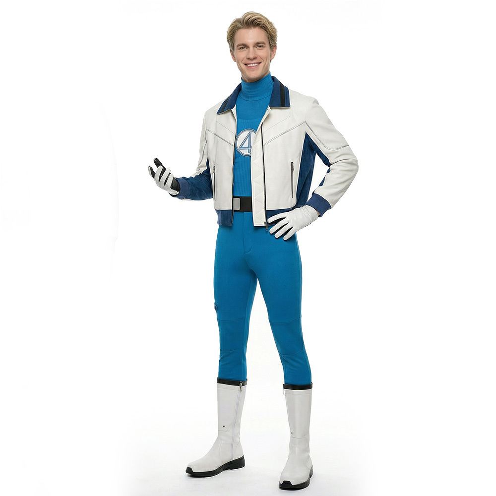 Avengers 5 Doomsday Mr. Fantastic Cosplay Costume Superhero Halloween Outfit Takerlama