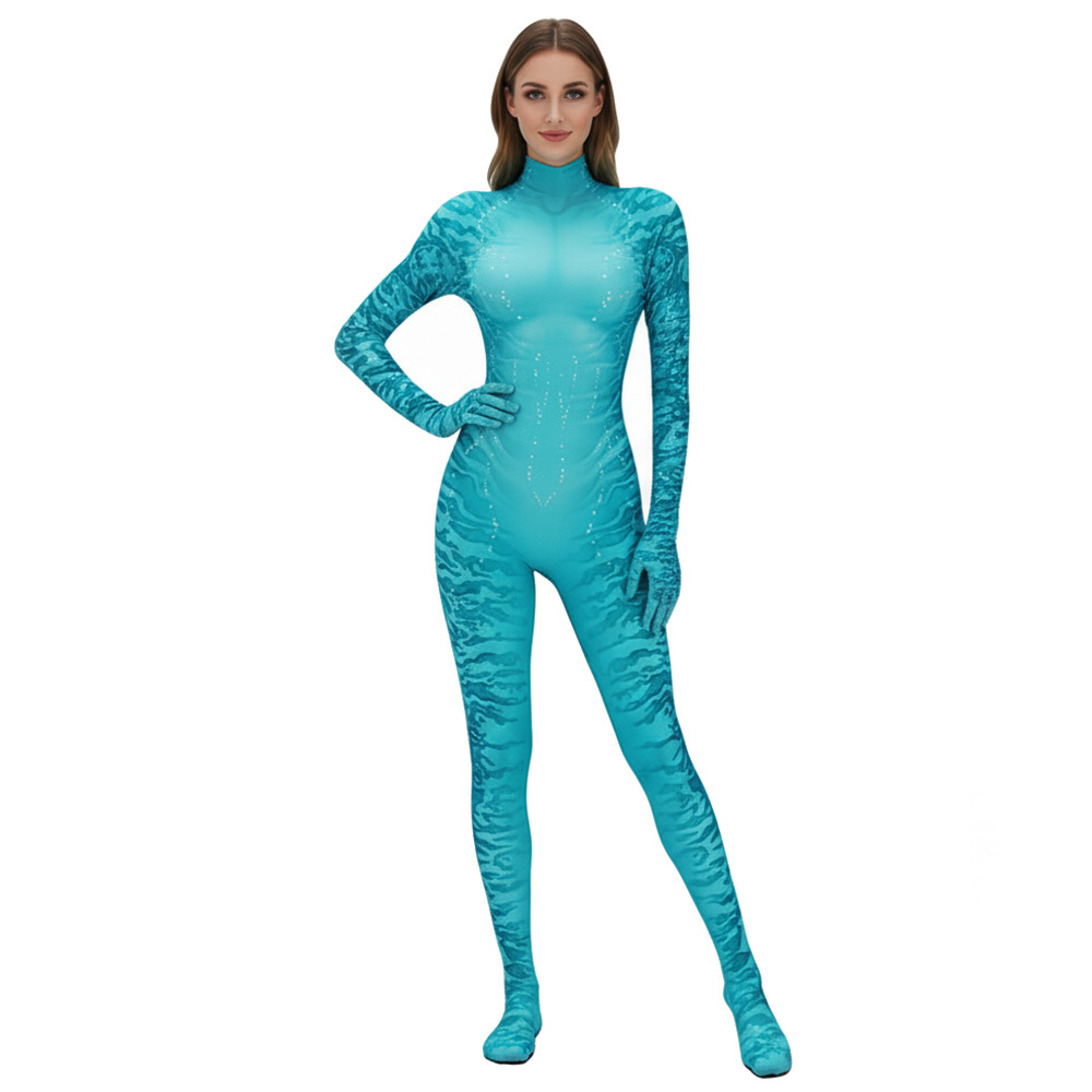 Avatar 2 The Way of Water Cosplay Costume 3D Print Jumpsuit Takerlama