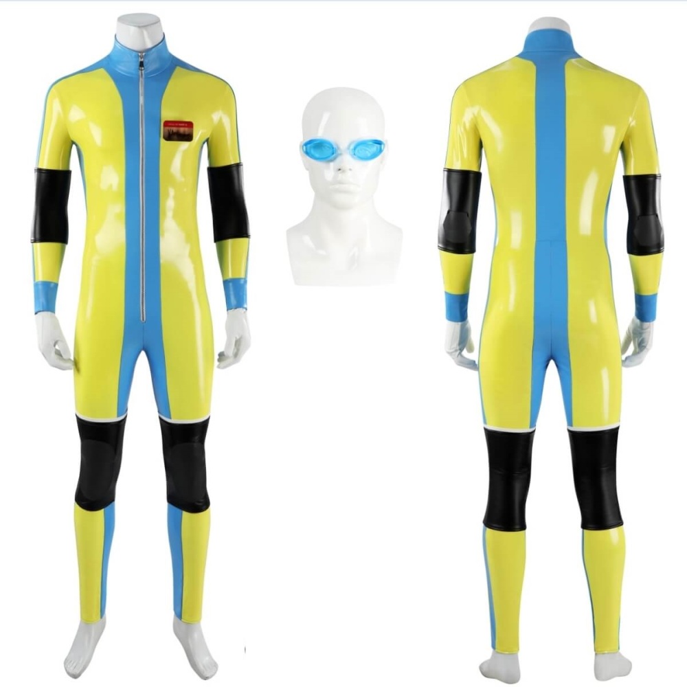 Waterboy Herman Superhero Halloween Cosplay Costume Comic-Con Outfits Takerlama