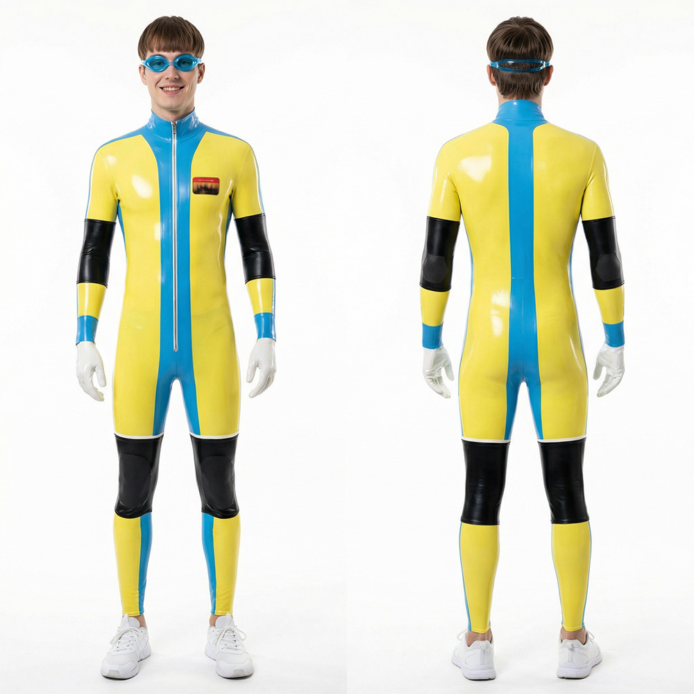 Waterboy Herman Superhero Halloween Cosplay Costume Comic-Con Outfits Takerlama