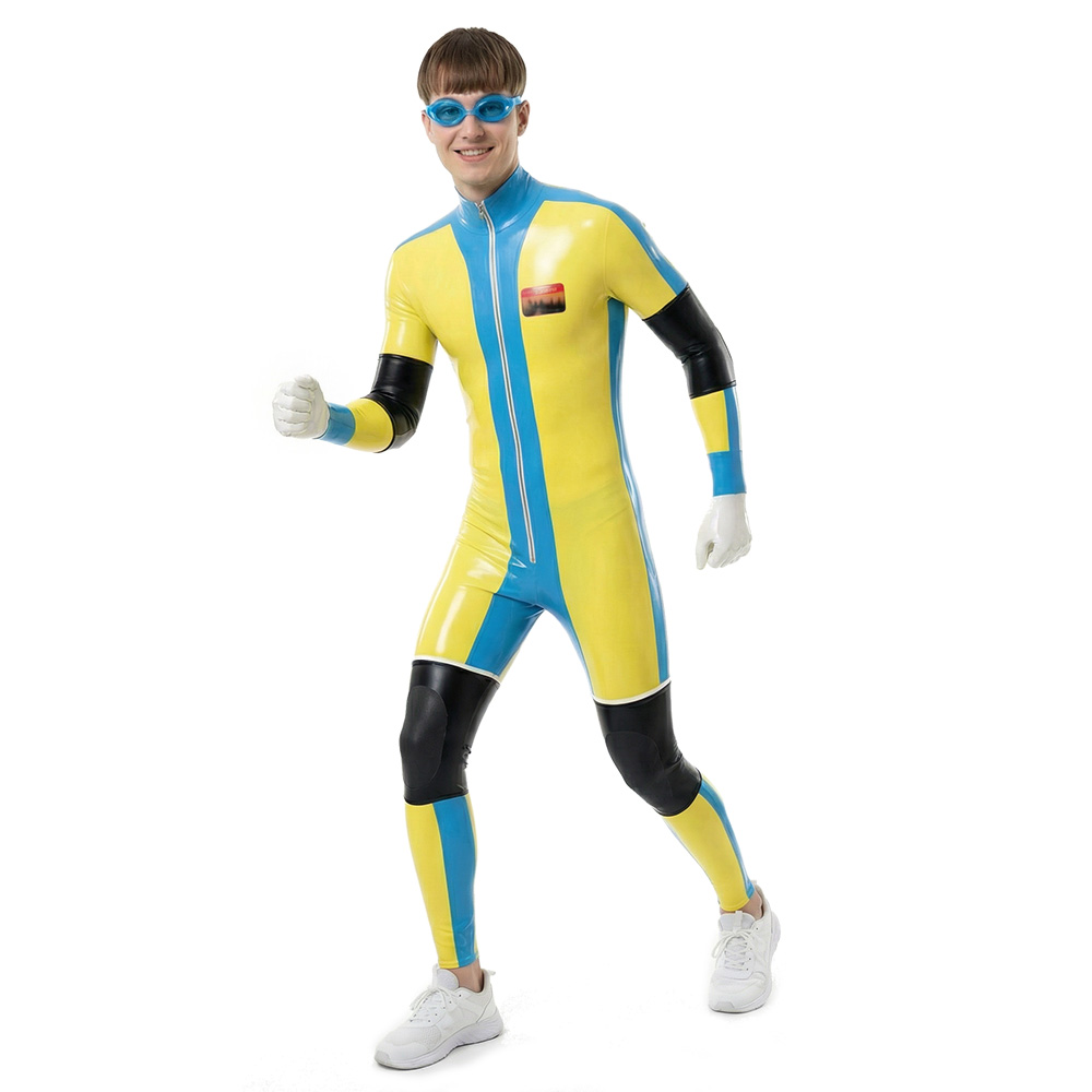 Waterboy Herman Superhero Halloween Cosplay Costume Comic-Con Outfits Takerlama