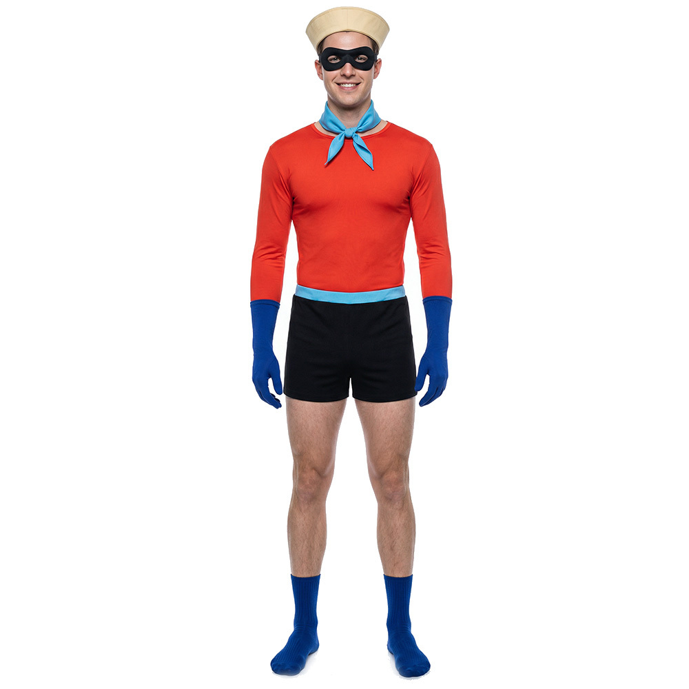 Mermaid Man Ernie Huckler Barnacle Boy Tim Strangler Cosplay Costume For Men Takerlama