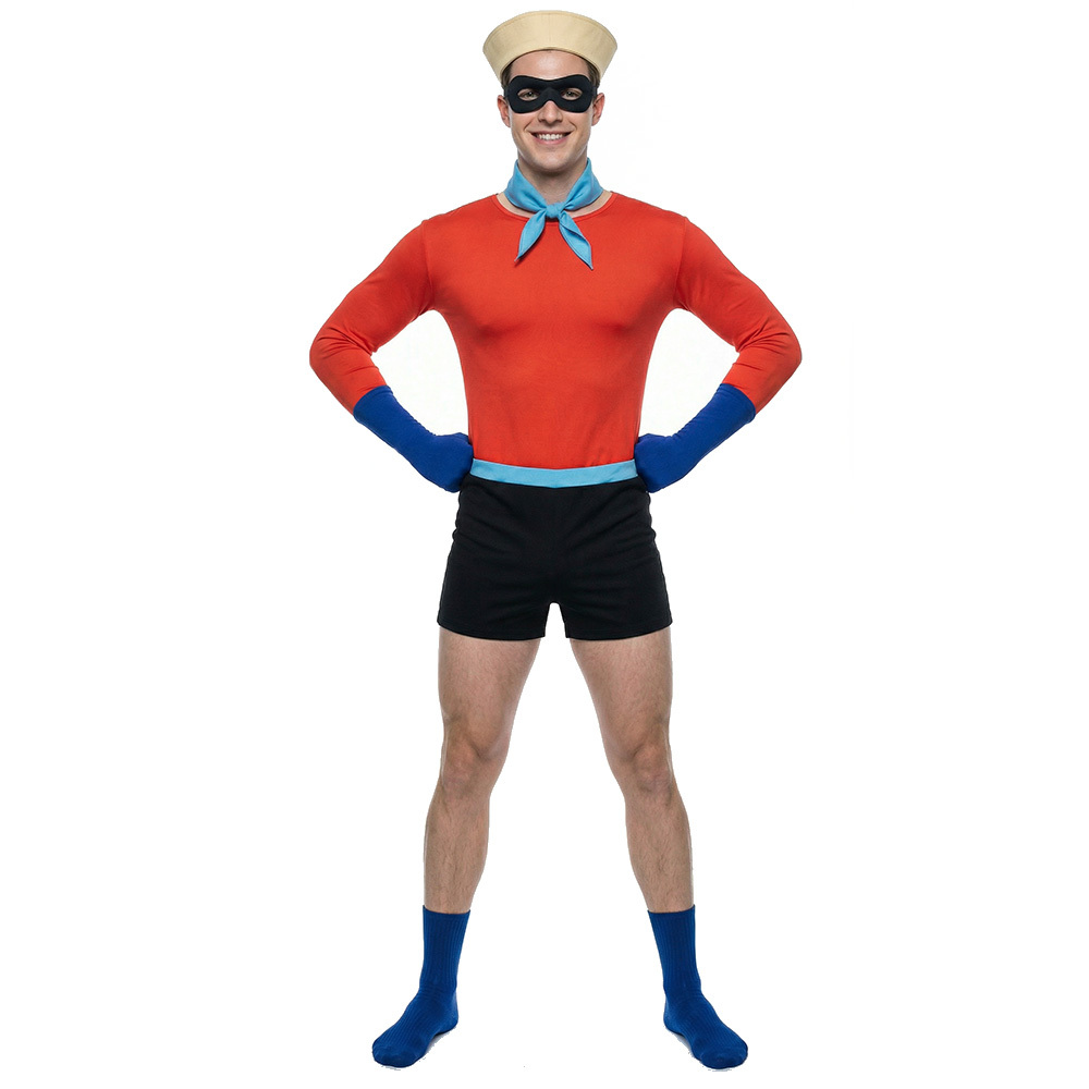 Mermaid Man Ernie Huckler Barnacle Boy Tim Strangler Cosplay Costume For Men Takerlama