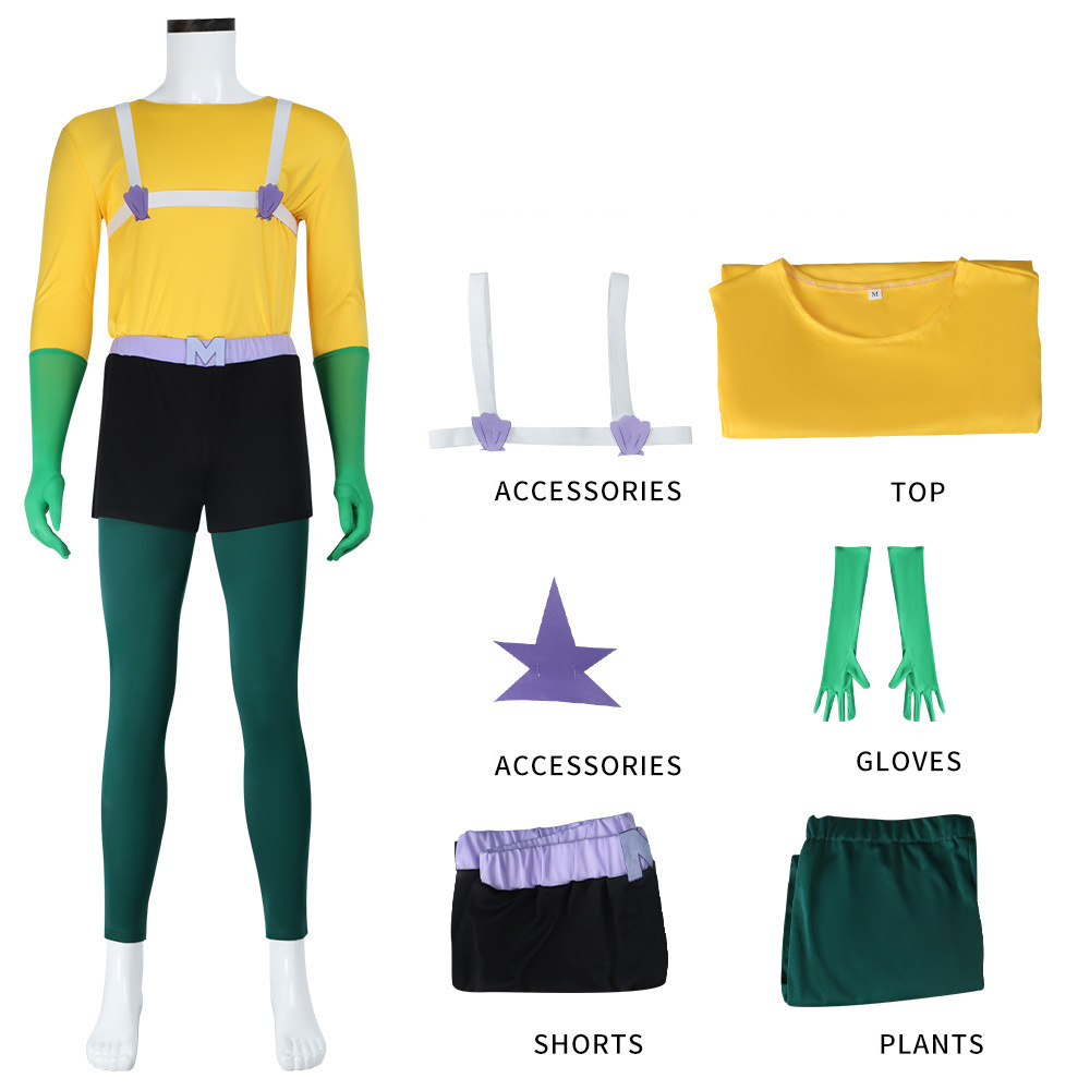 Mermaid Man Ernie Huckler Barnacle Boy Tim Strangler Cosplay Costume For Men Takerlama