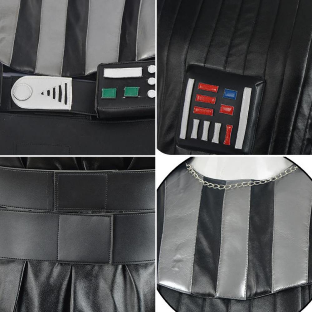 Deluxe Star Wars Darth Vader Cosplay Costume Anakin Skywalker Men Halloween Outfits Takerlama