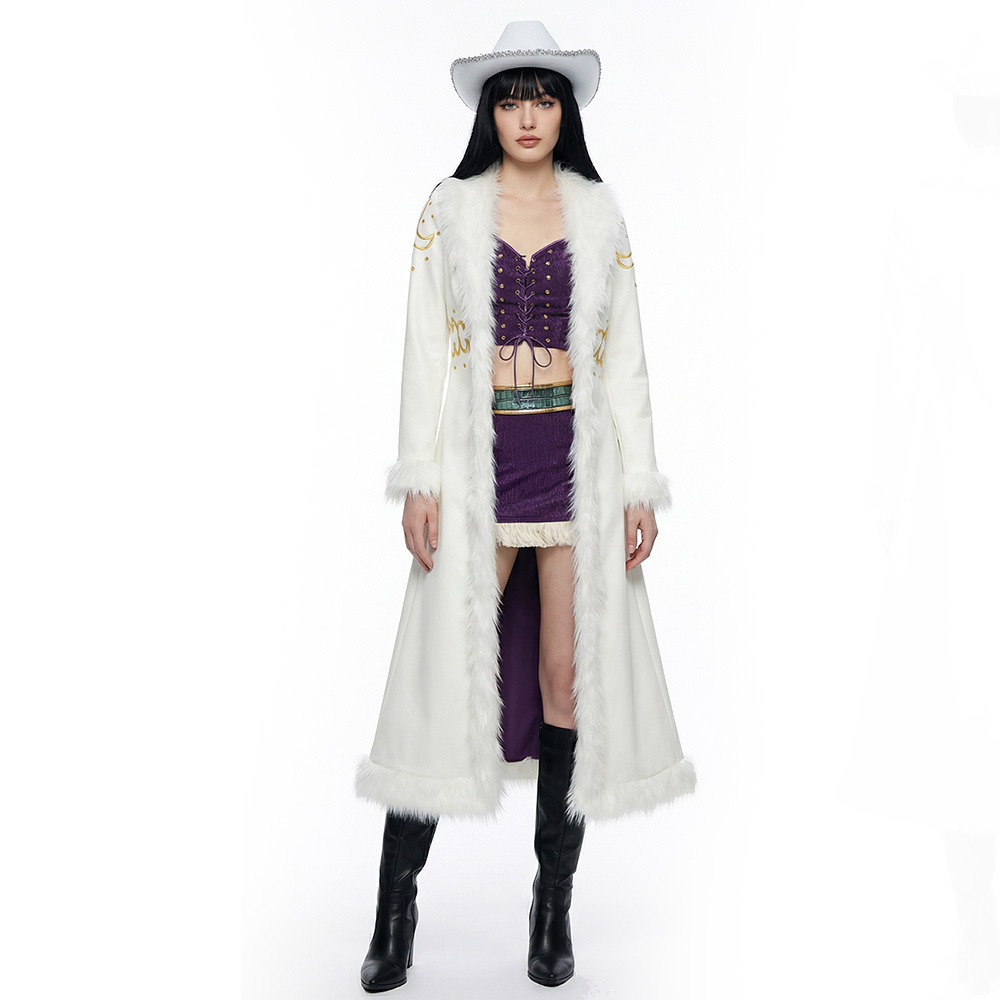 One Piece TV Season 2 Nico Robin Cosplay Costume Women's Comic-Con Outfits Takerlama