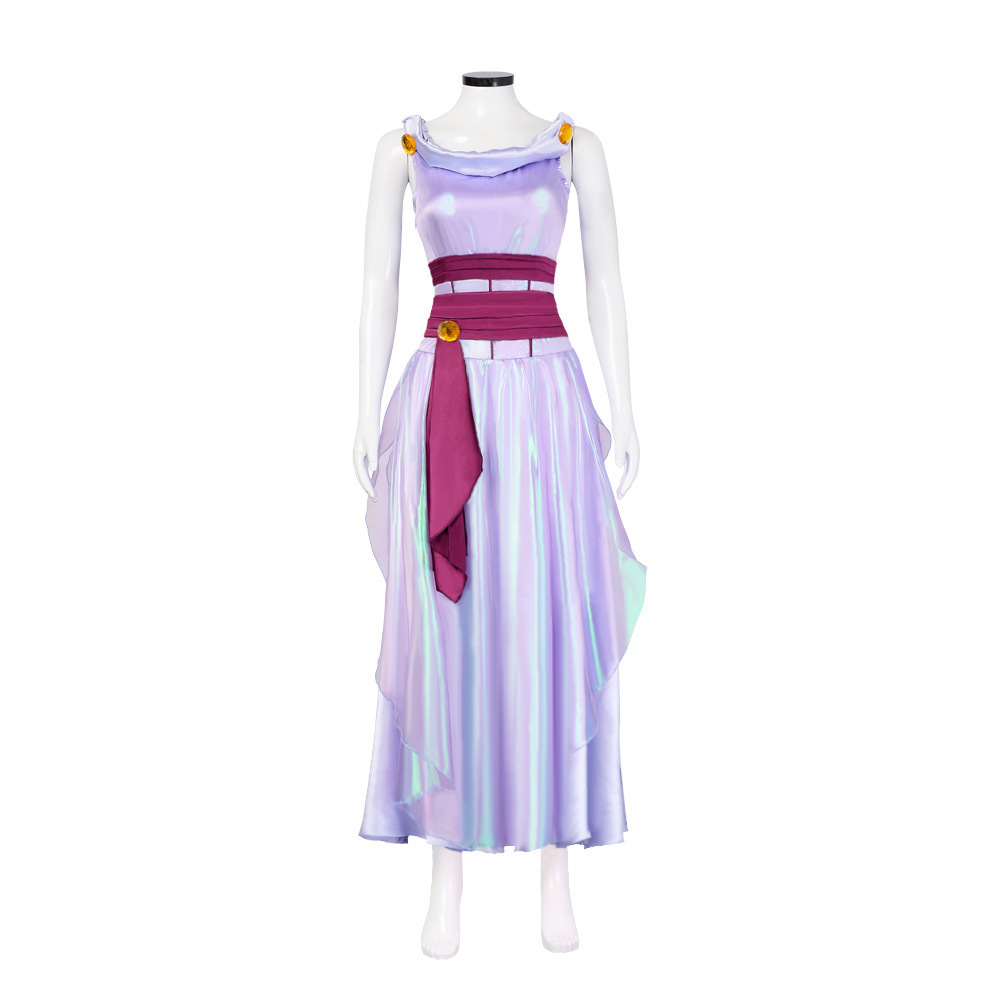 Hercules Megara Purple Fancy Dress Women's Cosplay Costume In Stock Takerlama